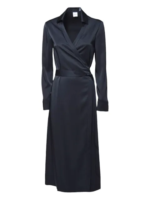 ASPESI satin wrap dress