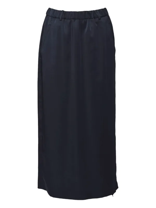 ASPESI Elasticated Skirt in Blue