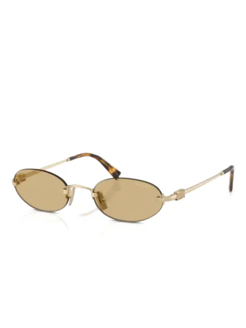 Miu Miu Eyewear lentes de sol con letras del logo