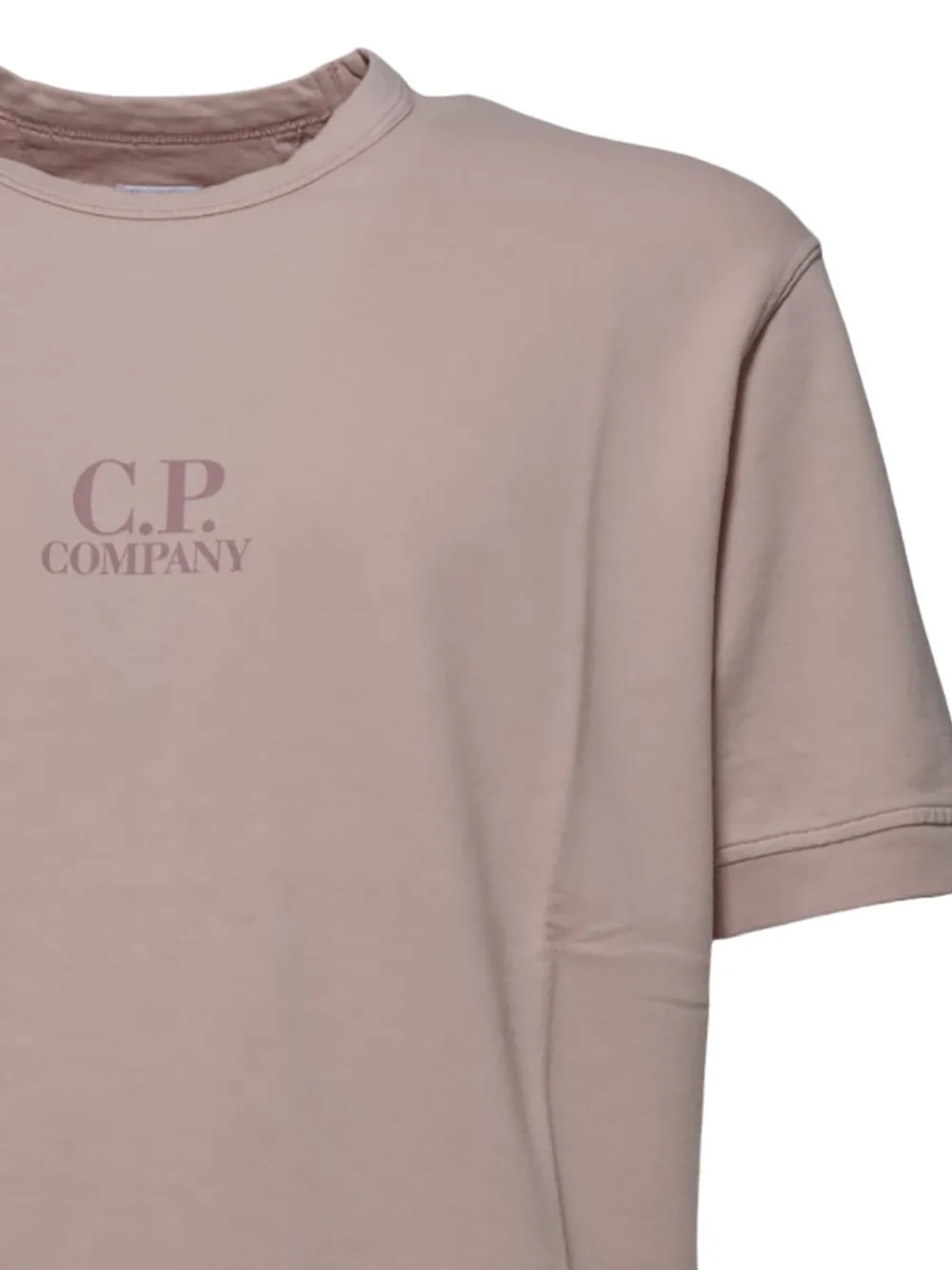 C.P. Company T-shirt met logoprint Roze