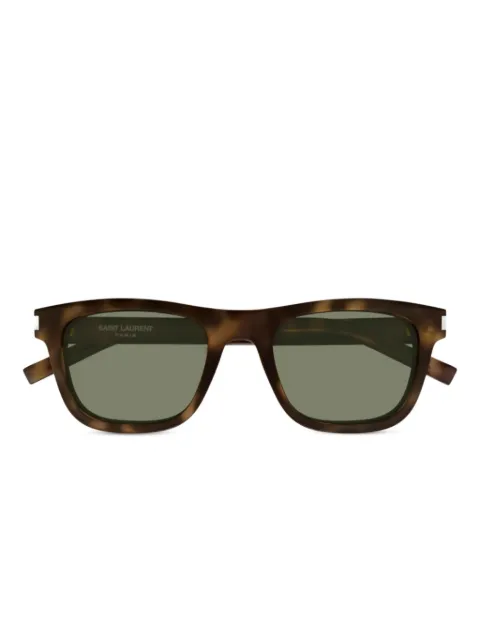 Saint Laurent Eyewear lentes de sol con logo grabado