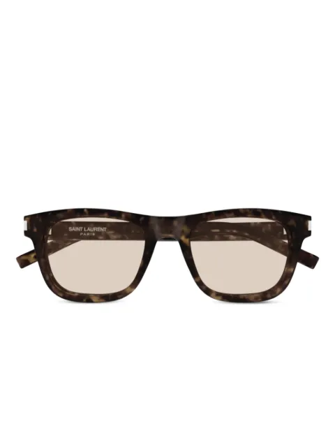 Saint Laurent Eyewear logo雕刻太阳眼镜