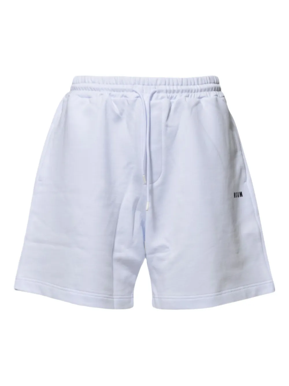 MSGM logo-print shorts - ホワイト MSGM logo-print shorts - ホワイト