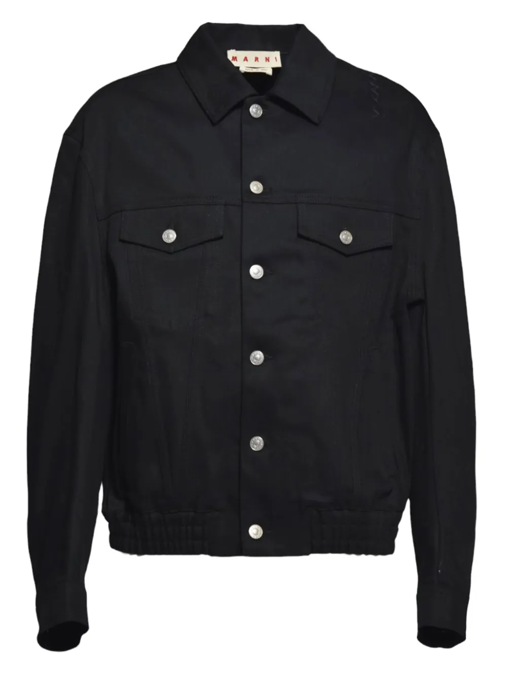 Marni buttoned denim jacket | negro | Image 1