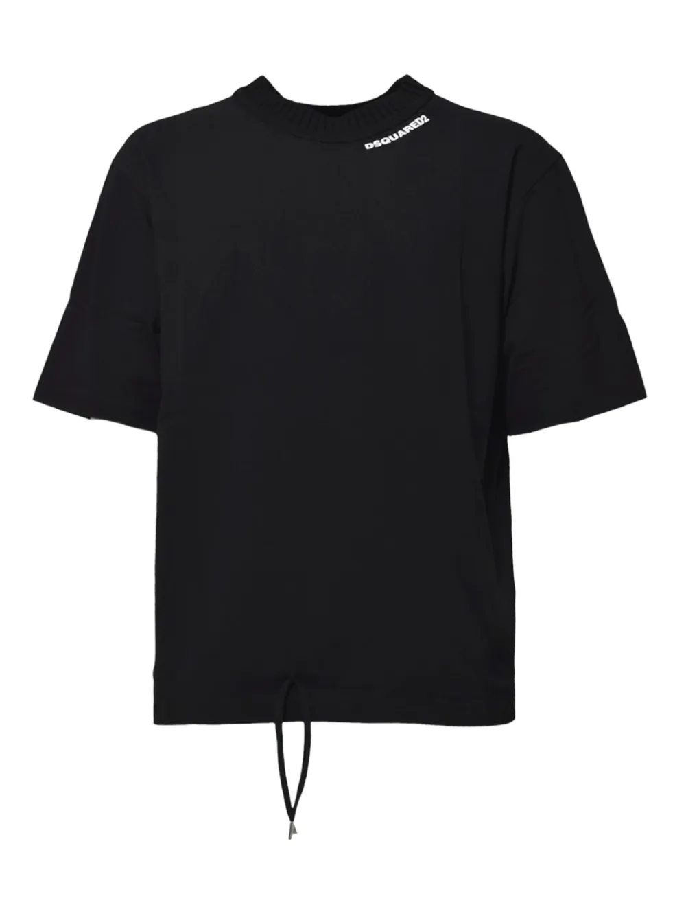 DSQUARED2 drawstring-hem T-shirt | Black | Image 1