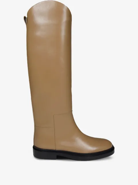 Jil Sander botas con agujetas