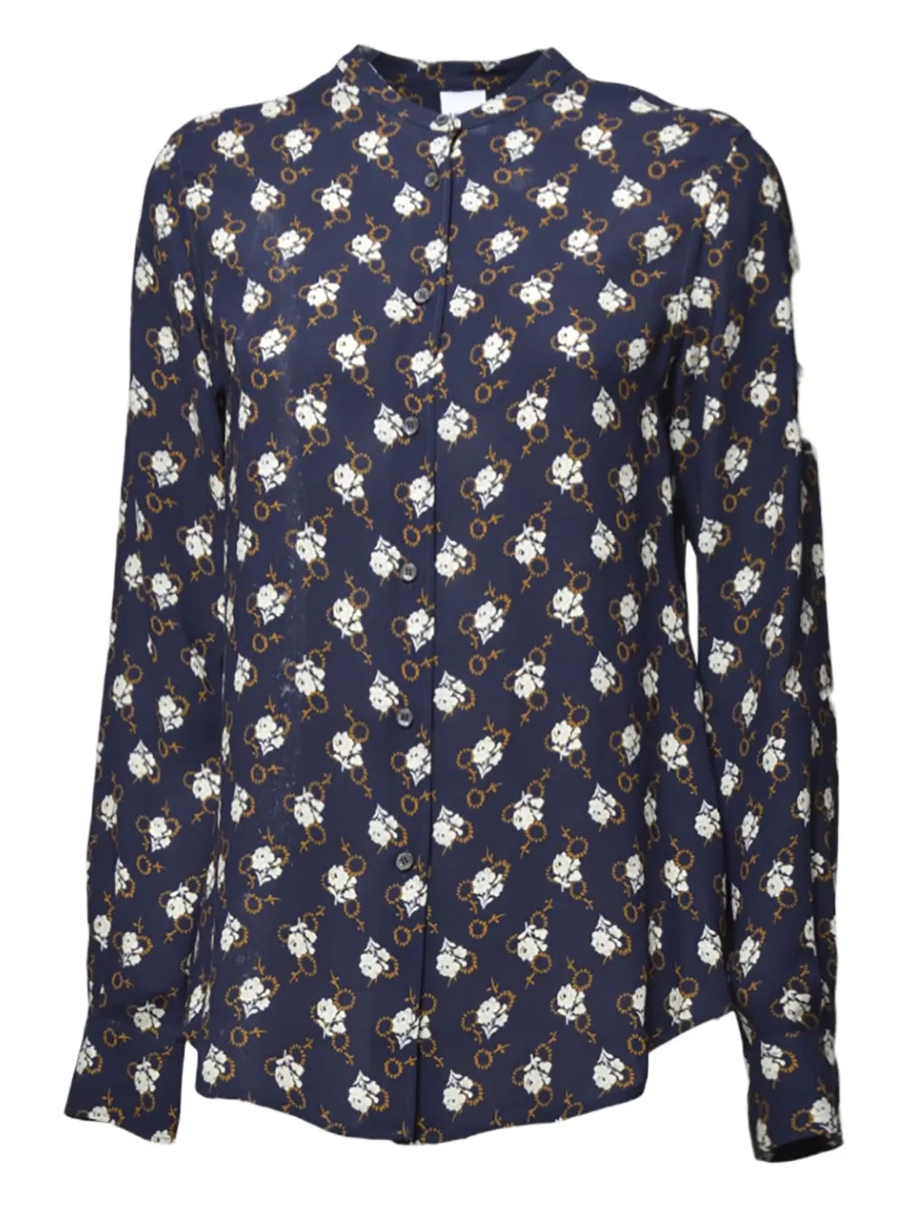 ASPESI floral-print button-up shirt | Blue | Image 1