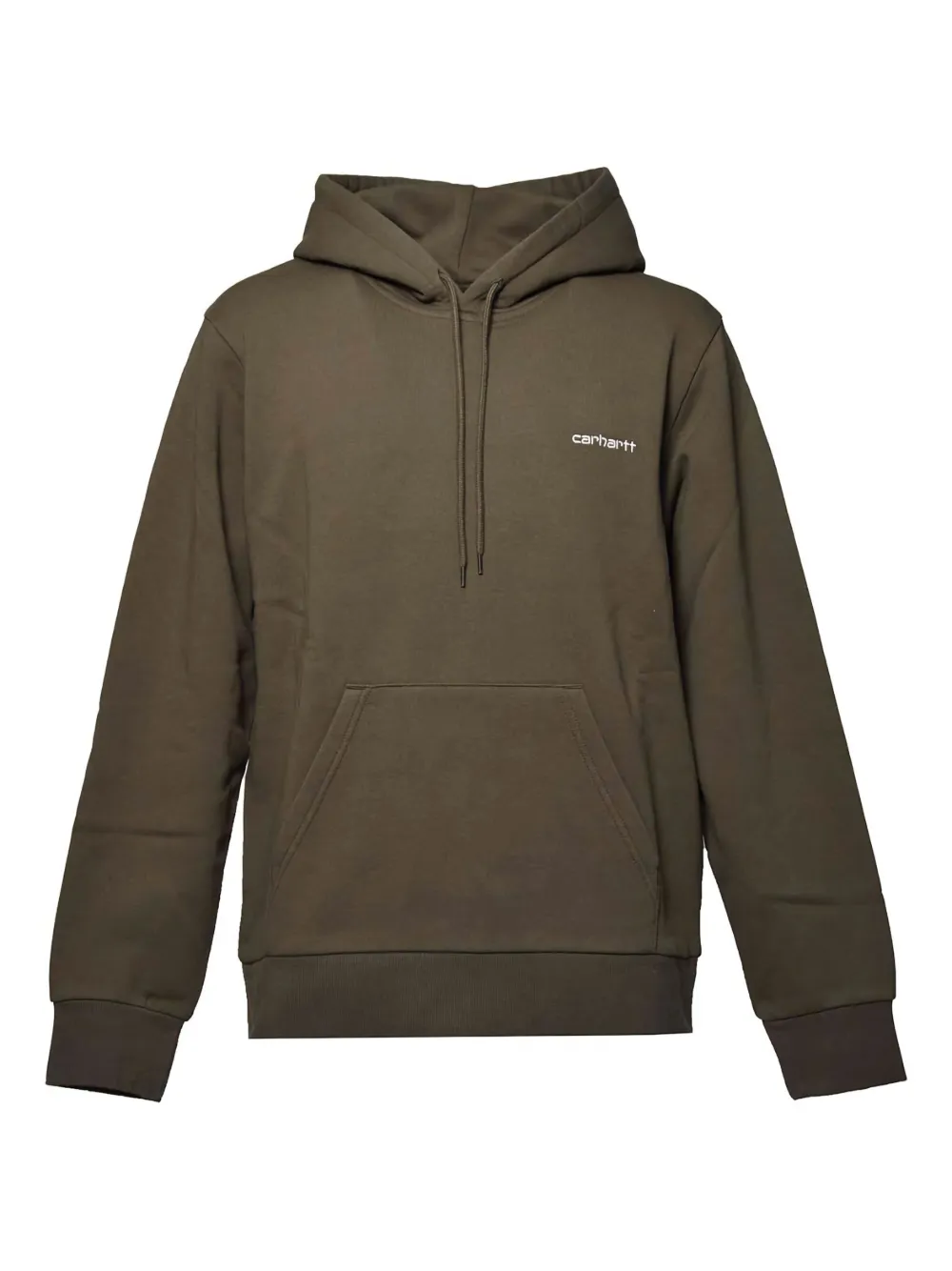 Carhartt WIP Hoodie met geborduurd logo Groen