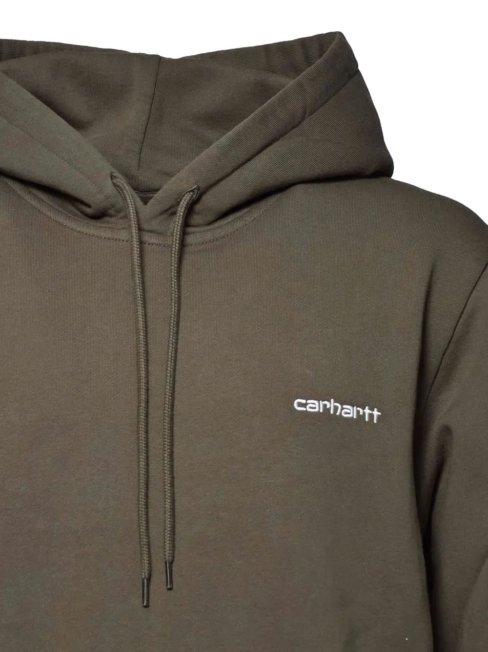 Carhartt WIP Hoodie met geborduurd logo Groen