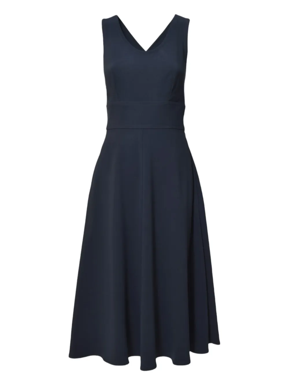 ASPESI robe mi-longue à col v | bleu | Image 1