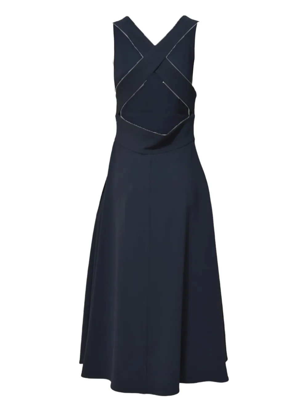 ASPESI robe mi-longue à col v | Robes de jour | Image 2