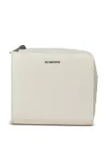 Jil Sander leather card holder - Neutrals