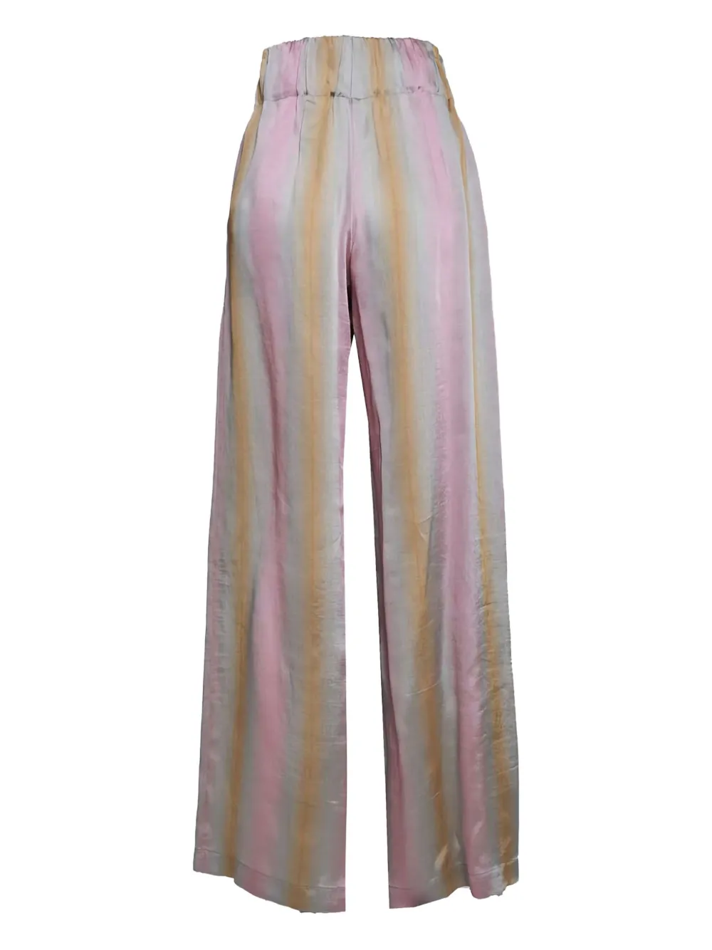 ASPESI striped wide-leg trousers - Roze