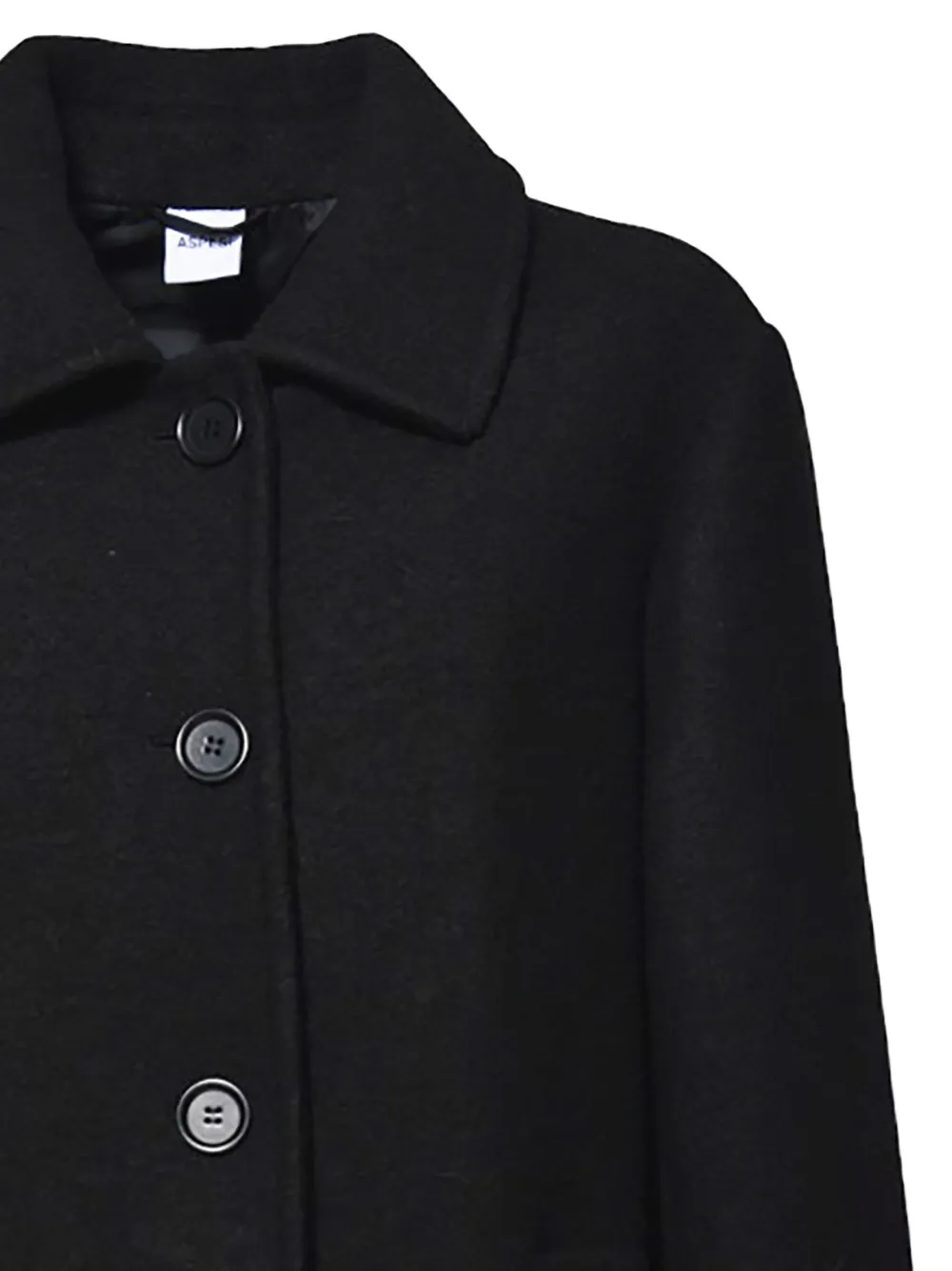 Shop Aspesi Button-down Wool Coat