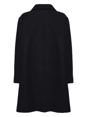 ダウンジャケット・コート Aspesi Long Coat In Black Felted Wool ASPESI Coats for Women - Shop on FARFETCH