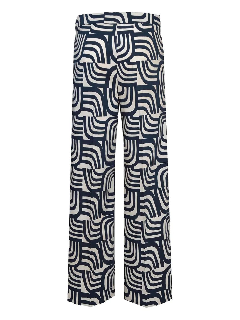 'S Max Mara geometric-print trousers - Zwart