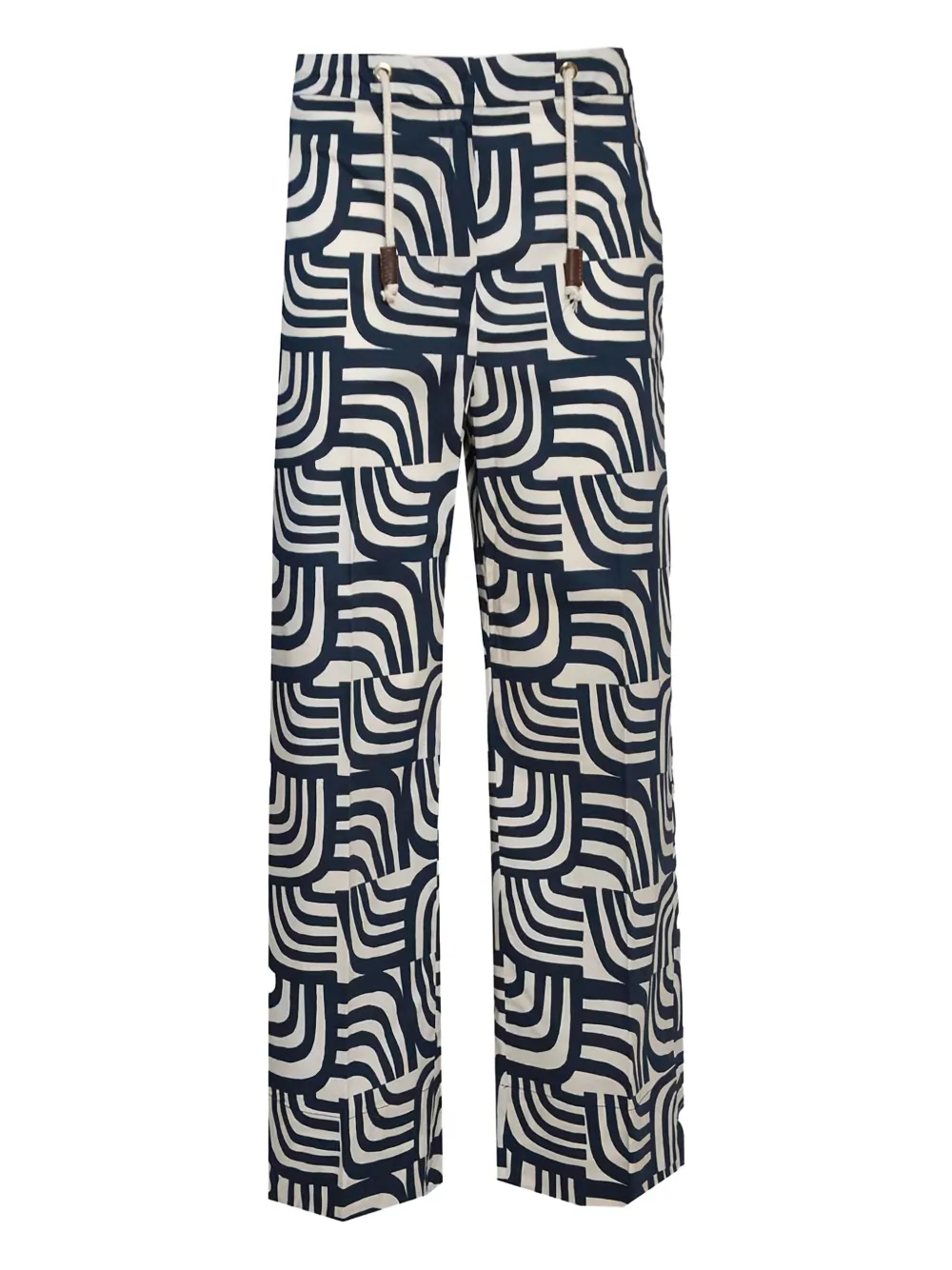 'S Max Mara pantalones con estampado geométrico | azul | Image 1