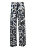'S Max Mara geometric-print trousers - Blue