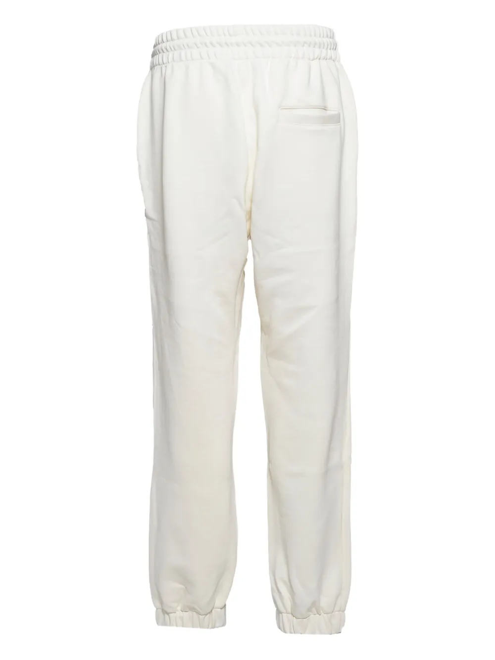 MSGM logo-embroidered track pants - Wit