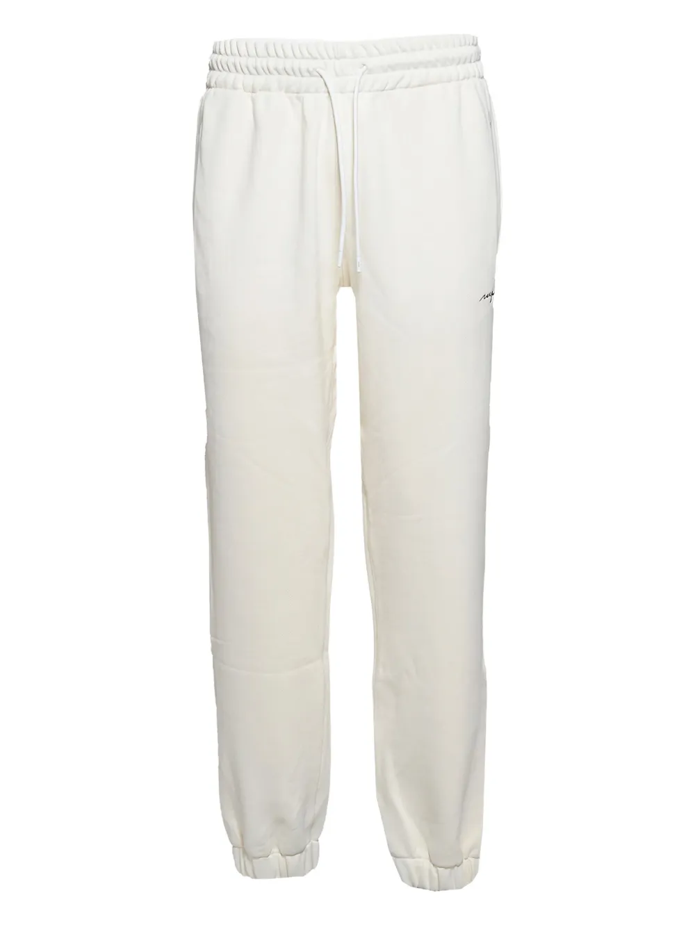MSGM logo-embroidered track pants | White | Image 1