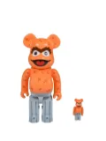 MEDICOM TOY BE@RBRICK Oscar The Grouch 100% and 400% figure set - Orange