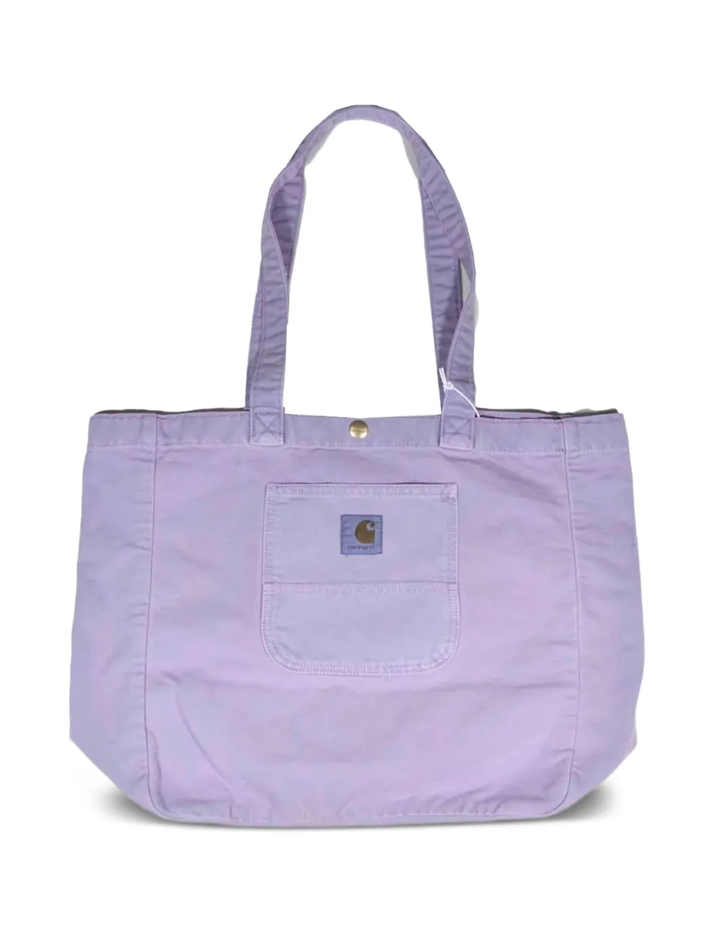 Carhartt WIP logo-appliqué tote bag | Purple | Image 1