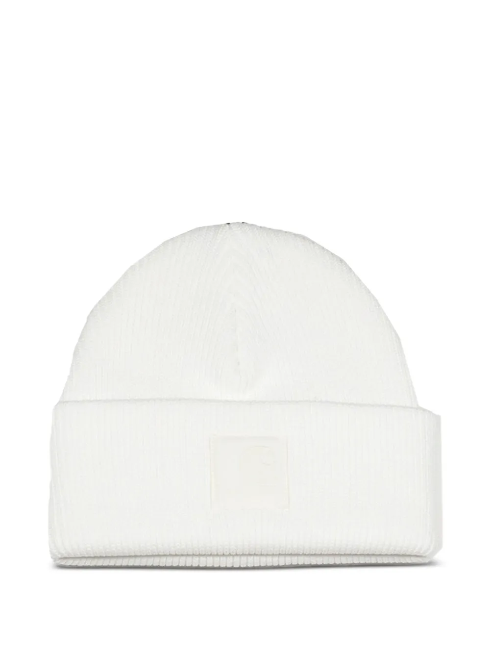 Carhartt WIP ribbed cotton beanie Wit
