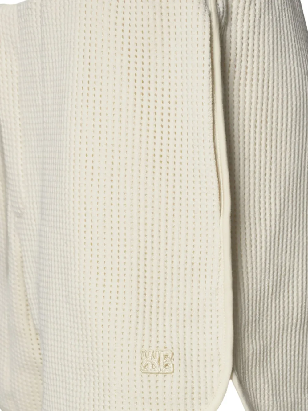 Shop Wales Bonner Perforated Track Shorts