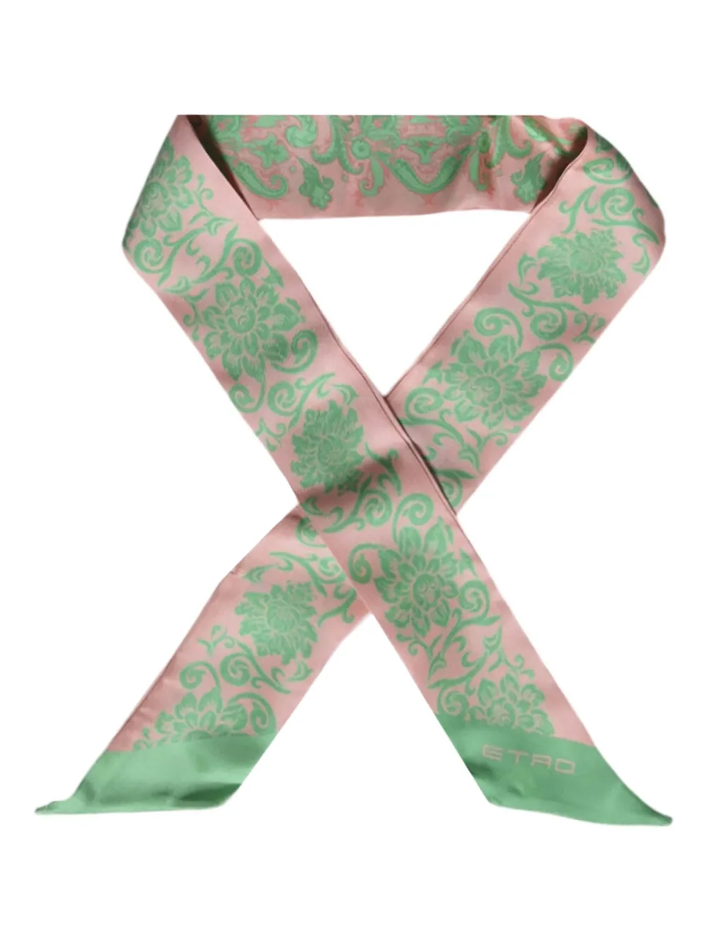 ETRO Sjaal met print Groen