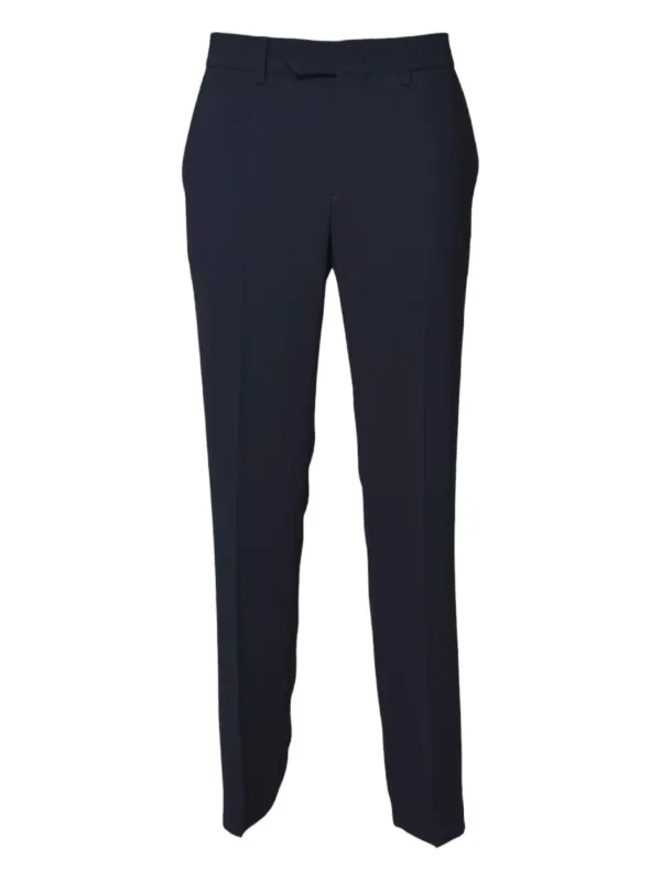 ASPESI Pressed-crease Trousers in Blue