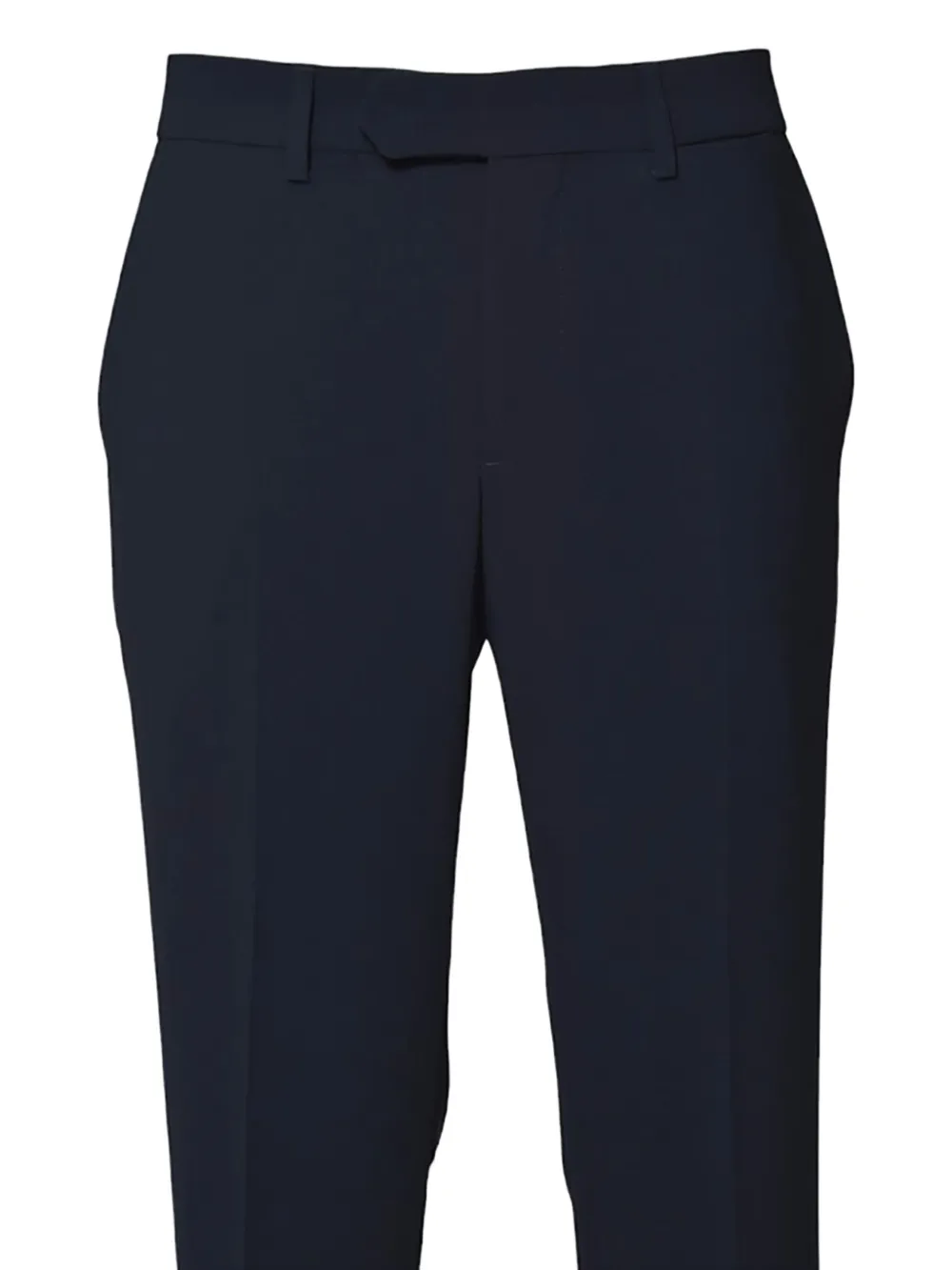 Aspesi Dark Blue Crepe Cady Trousers