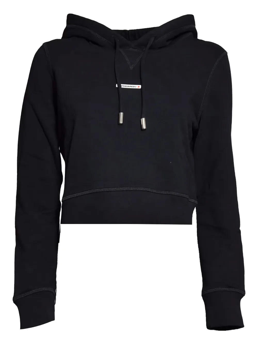 DSQUARED2 Logo Mini hoodie - ブラック DSQUARED2 Logo Mini hoodie - ブラック