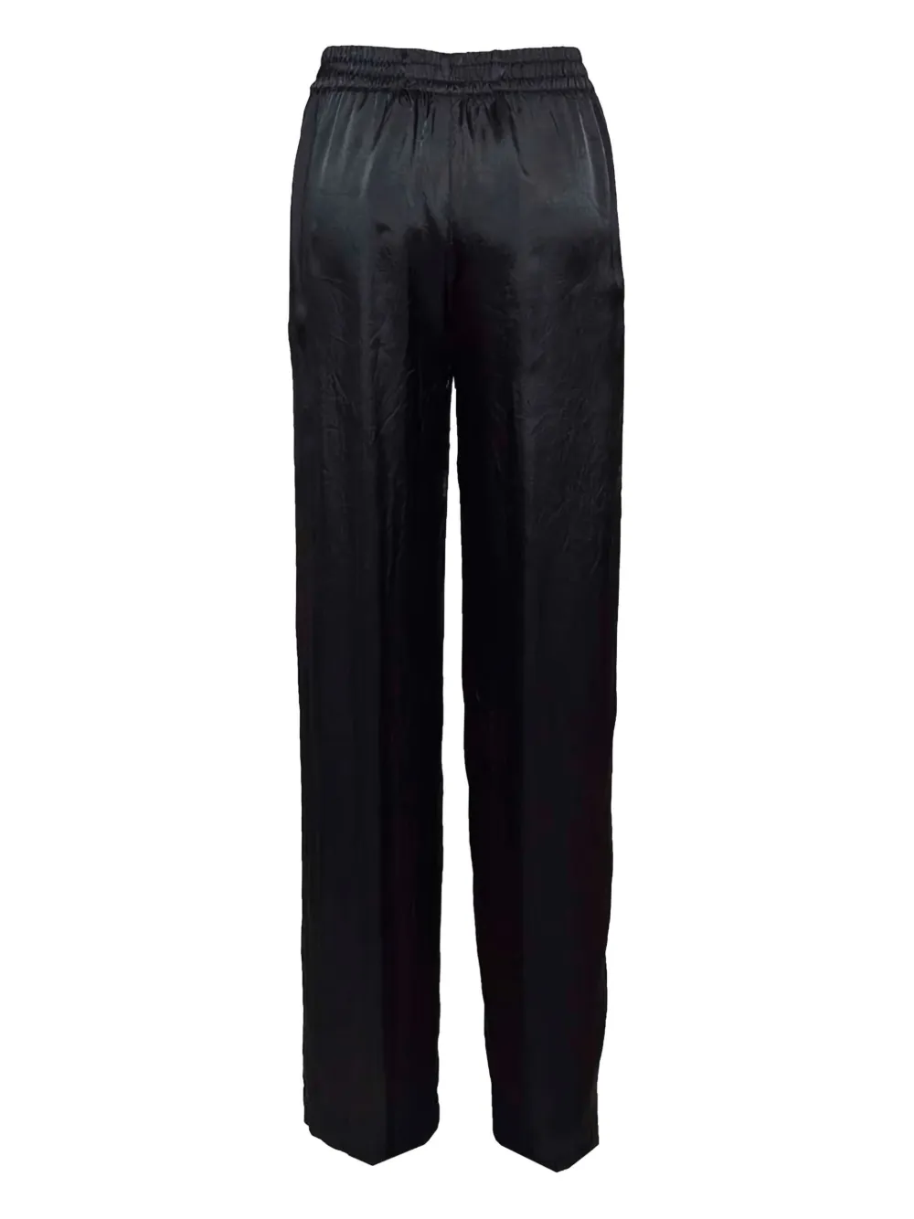 ASPESI elasticated waistband wide-leg trousers - Zwart