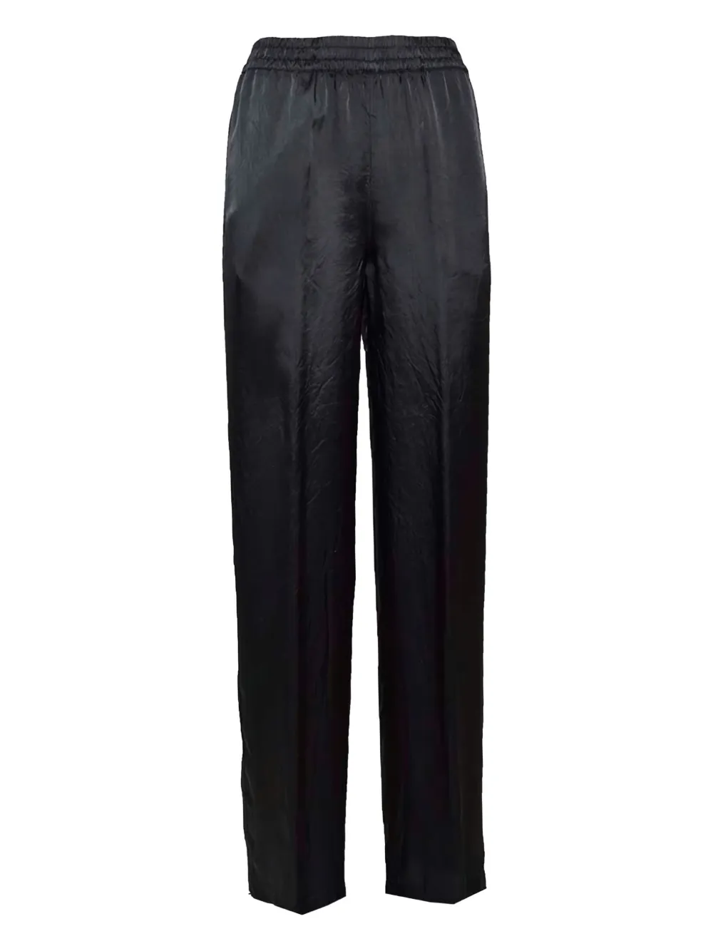ASPESI elasticated waistband wide-leg trousers - ブラック ASPESI elasticated waistband wide-leg trousers - ブラック