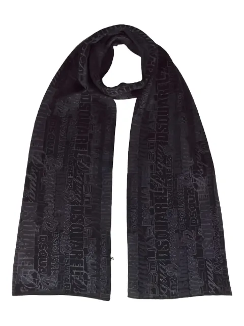 DSQUARED2 ロゴ スカーフ