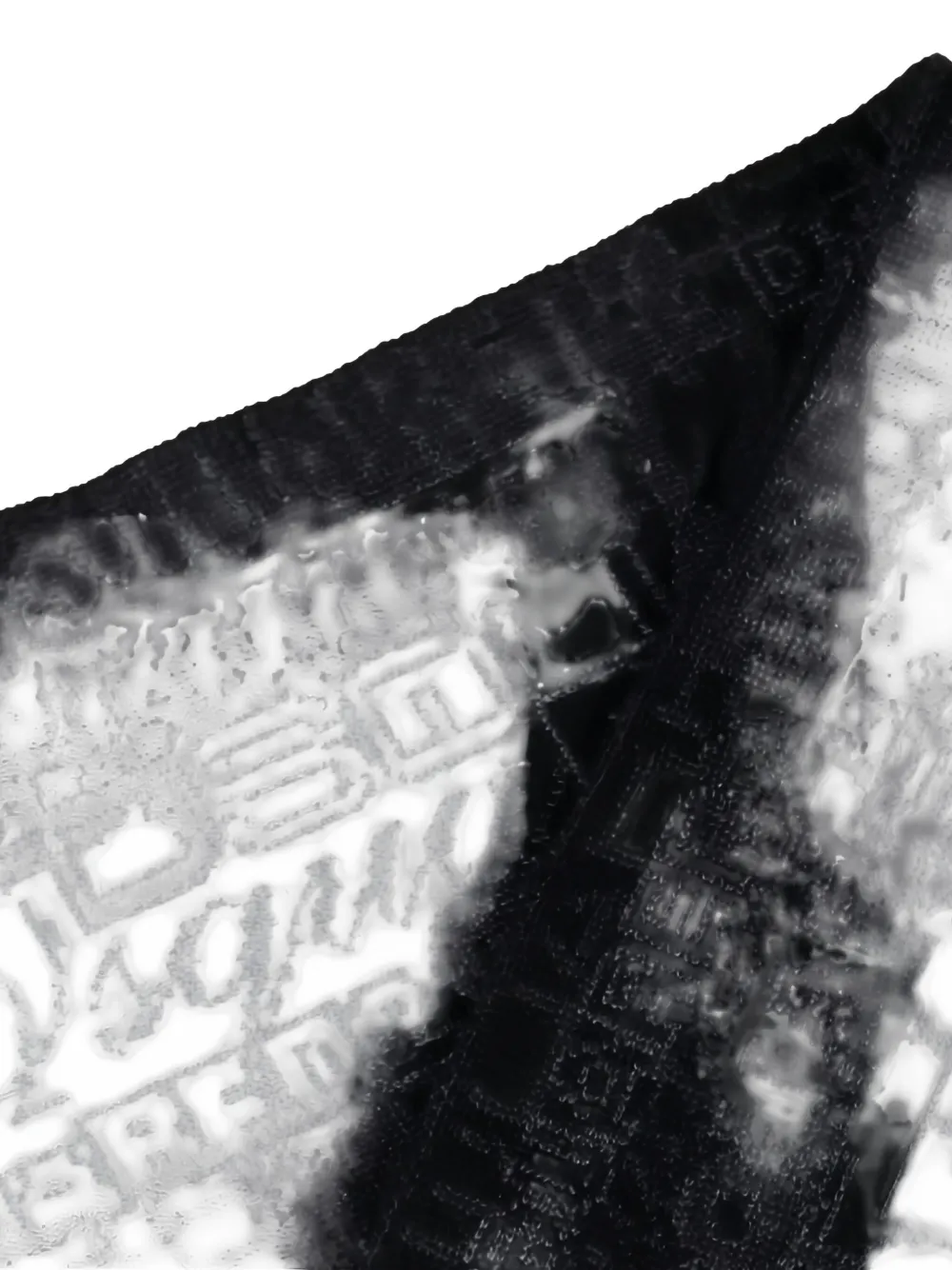 DSQUARED2 jacquard-logo scarf - Zwart