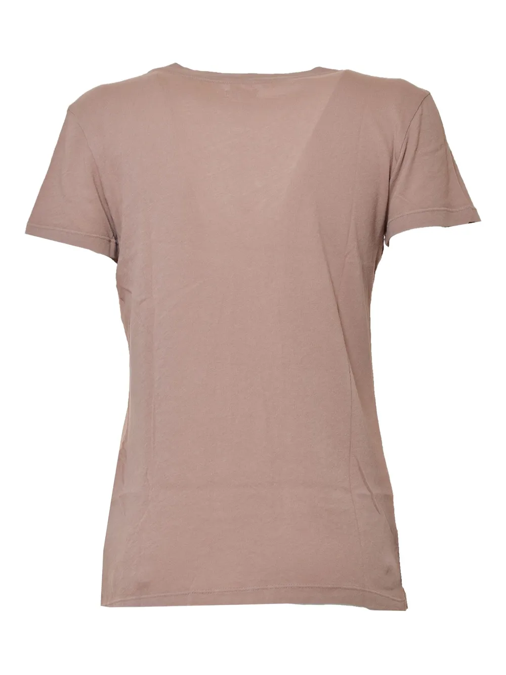 L'Agence T-shirt met diepe ronde hals Roze