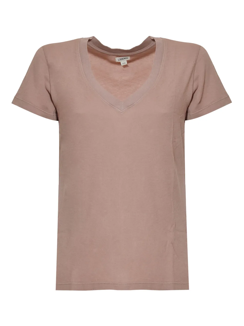 L'Agence scoop-neck t-shirt | Pink | Image 1