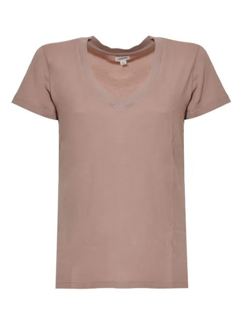 L'Agence scoop-neck t-shirt