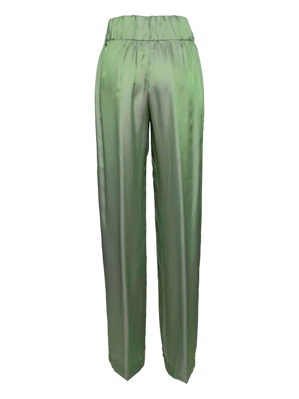 ASPESI pleated high-waist trousers - Groen