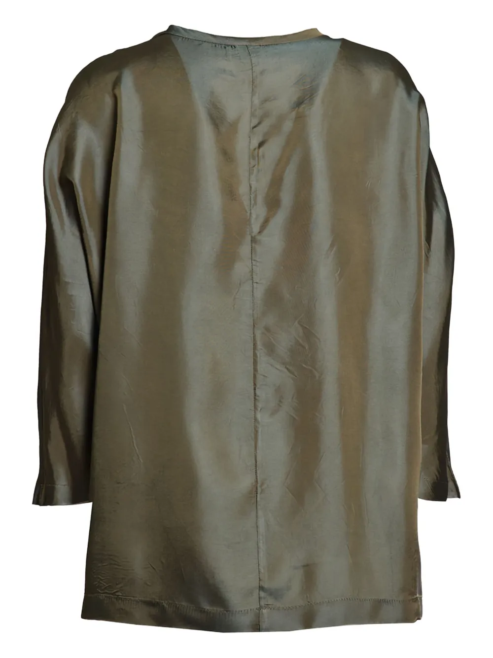ASPESI satin-finish blouse - Groen