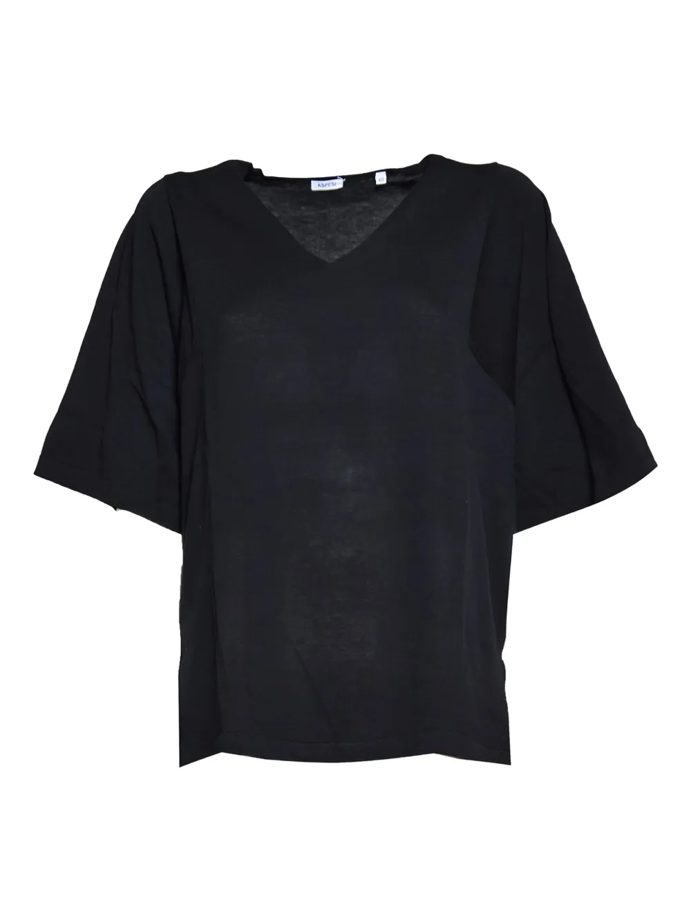 ASPESI knitted T-shirt | Black | Image 1