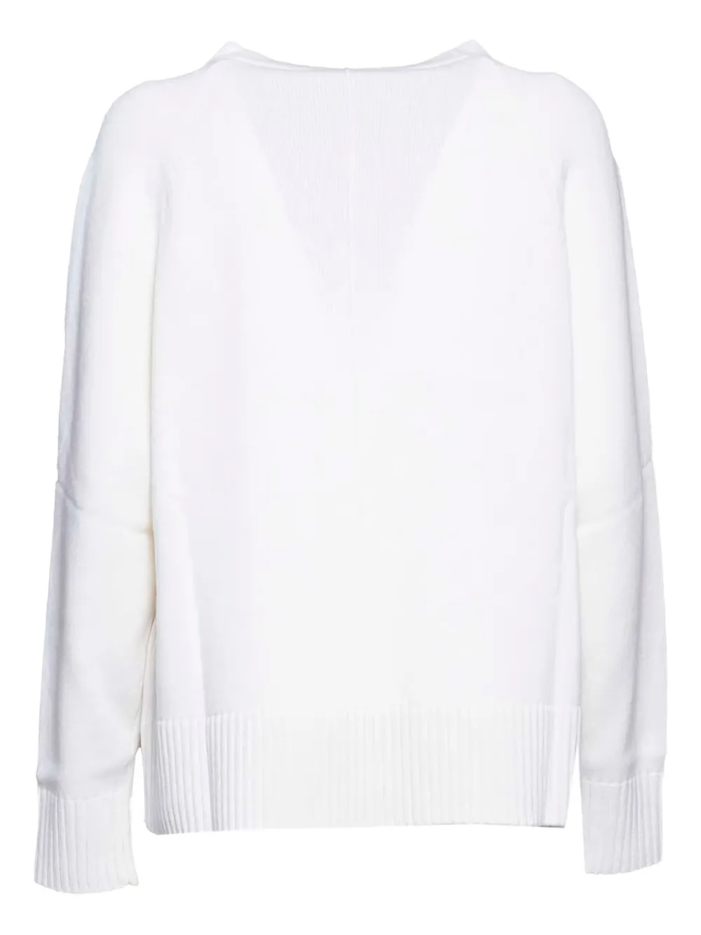 Max Mara Ribgebreide trui Wit