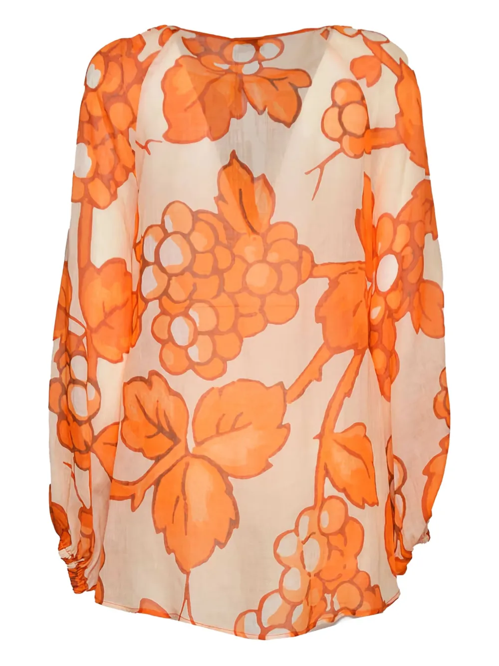 ETRO floral-print blouse - Oranje