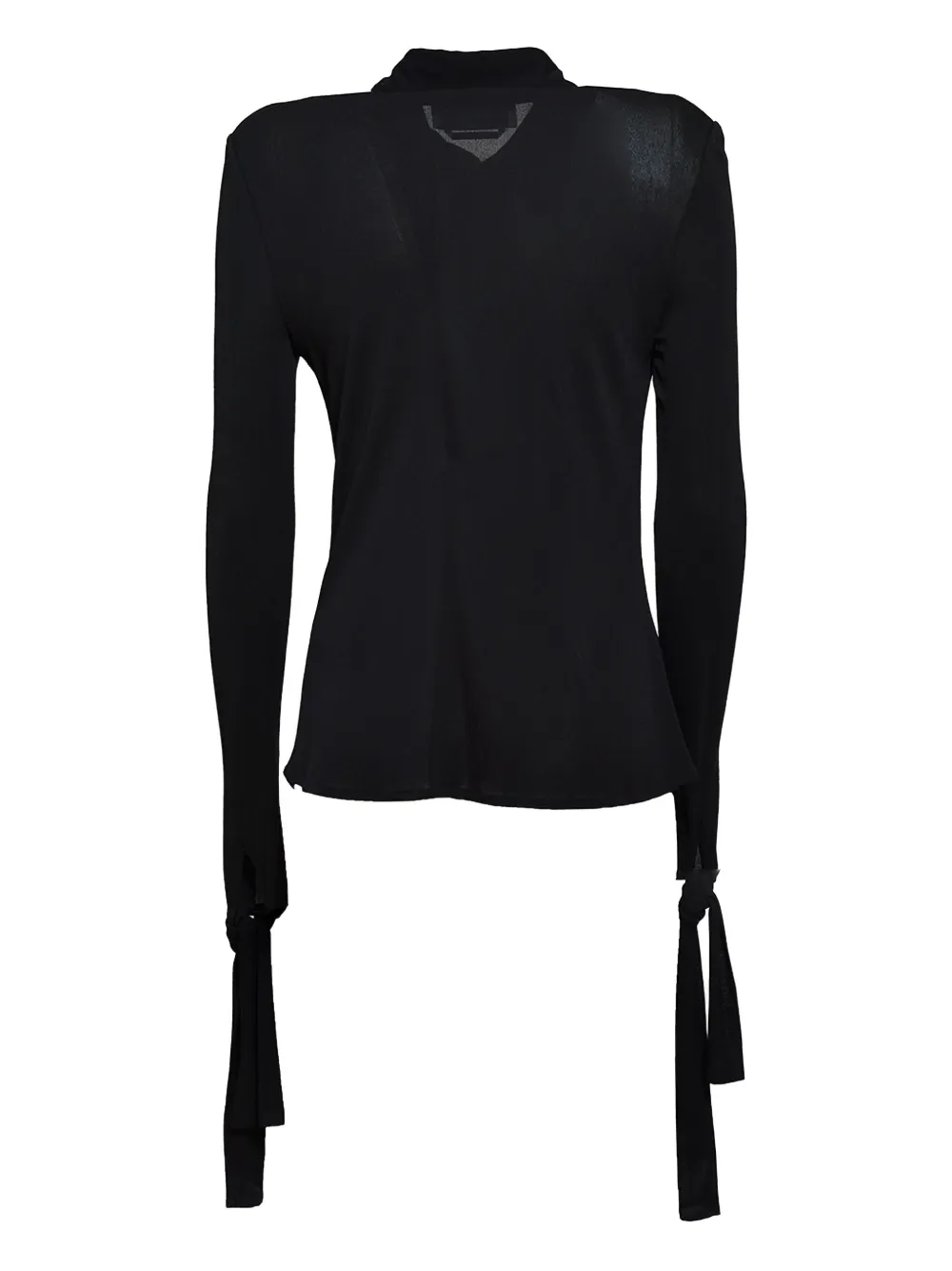 MSGM tied shirt - Zwart