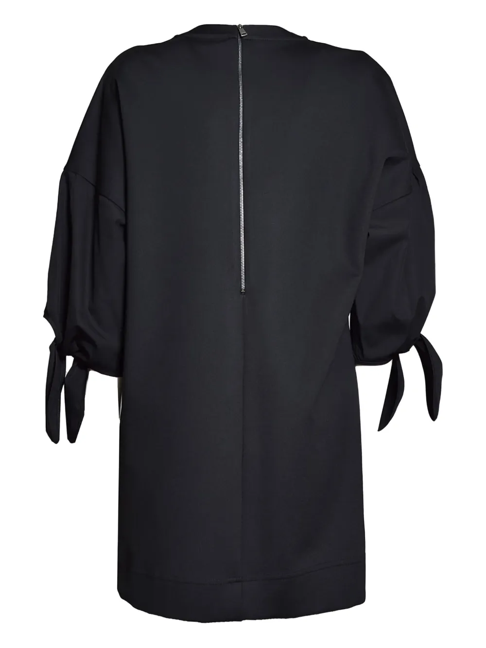 Max Mara puff-sleeve mini dress - Zwart