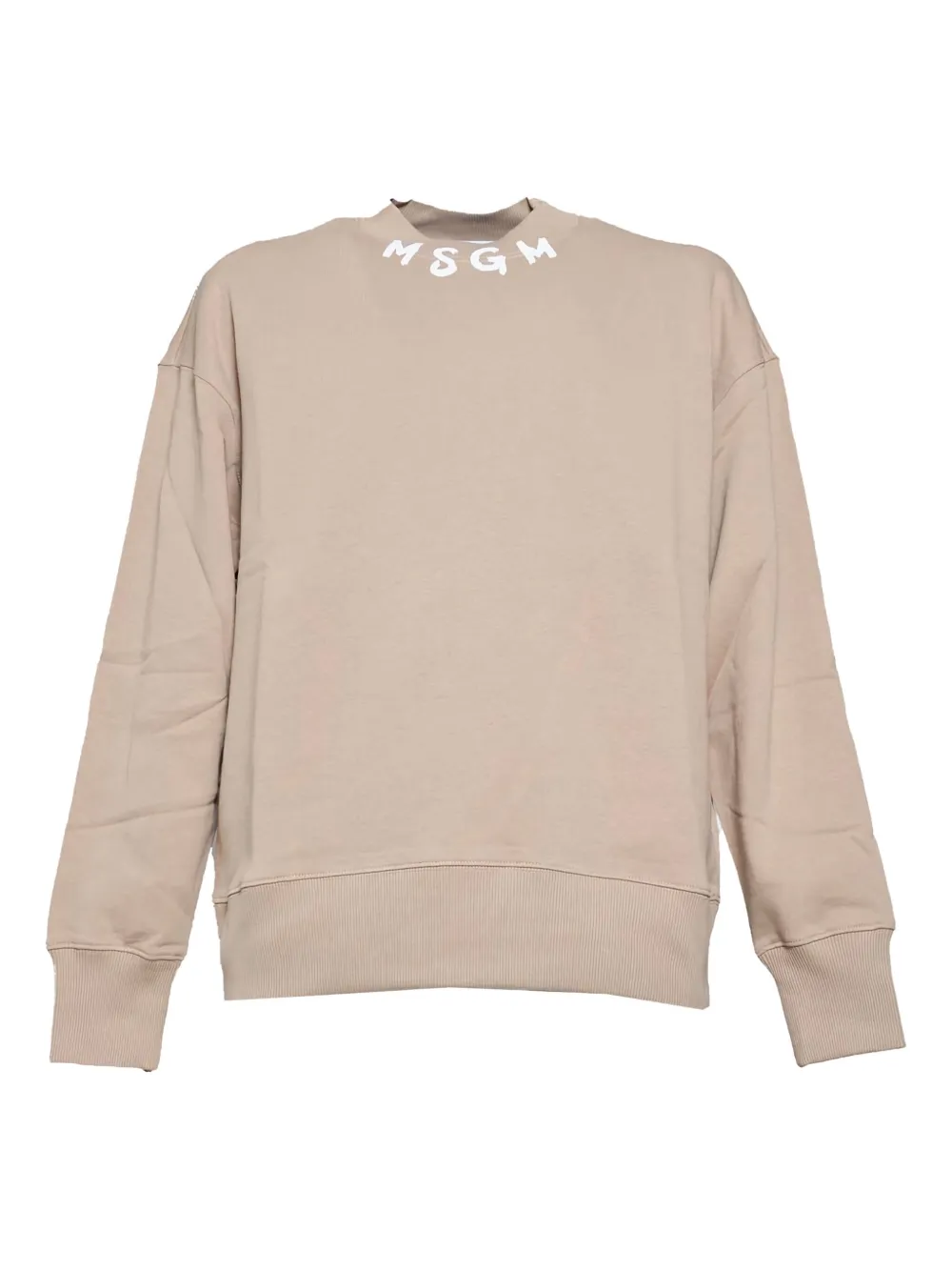 MSGM logo-print sweatshirt | Neutrals | Image 1