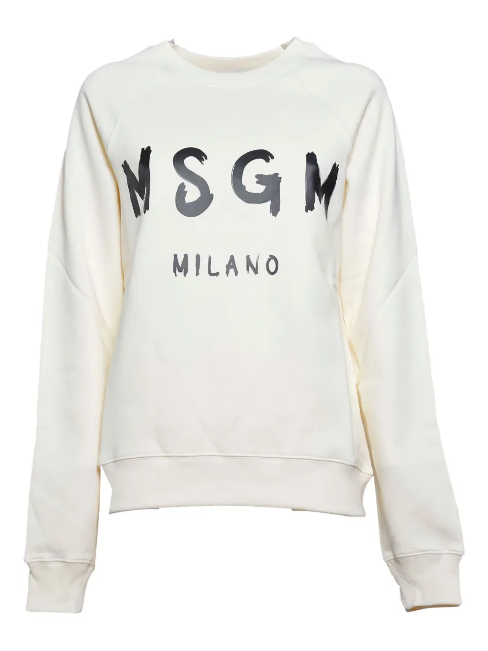 MSGM Sweater met logoprint Wit