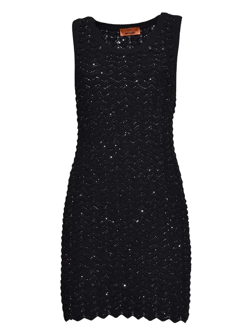 Missoni sequin-embellished mini dress Zwart