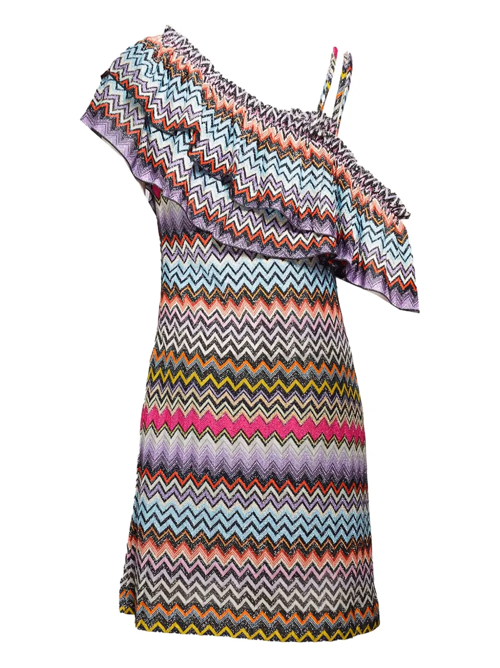 Missoni Zigzag mini dress - Blauw